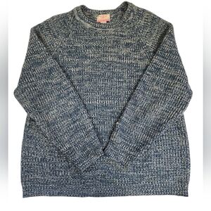 Vintage‎ American Weekend Knit Sweater Womens 2XL Blue & White